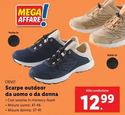 Lidl CRIVIT Scarpe outdoor da uomo o da donna offerta