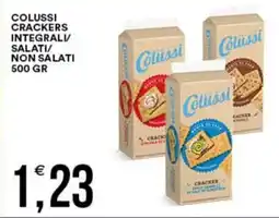 Vantaggio Cash&Carry Colussi crackers integrali salati/ non salati offerta