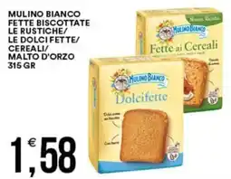 Vantaggio Cash&Carry Mulino bianco fette biscottate le rustiche/ le dolci fette/ cereali/ malto d'orzo offerta