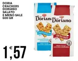 Vantaggio Cash&Carry Doria crackers doriano salato e meno sale offerta