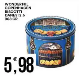 Vantaggio Cash&Carry Wonderful copenhagen biscotti danesi 2.5 offerta