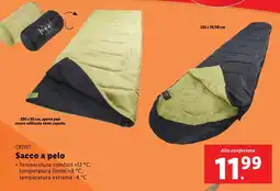 Lidl CRIVIT Sacco a pelo offerta