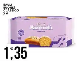 Vantaggio Cash&Carry Bauli buondì classico offerta