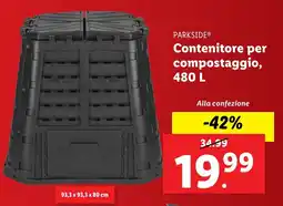 Lidl PARKSIDE Contenitore per compostaggio offerta