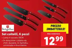 Lidl Berlinger Haus Set coltelli, 6 pezzi offerta