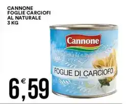 Vantaggio Cash&Carry Cannone foglie carciofi al naturale offerta
