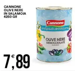 Vantaggio Cash&Carry Cannone olive nere in salamoia offerta