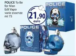 Acqua & Sapone POLICE To Be for Man Edt Vapo varie essenze offerta