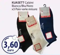 Acqua & Sapone KUASETT Calzini Bianco/Blu/Nero x3 Paia varie misure offerta