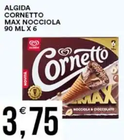 Vantaggio Cash&Carry Algida cornetto max nocciola offerta