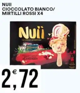 Vantaggio Cash&Carry Nuii cioccolato bianco/ mirtilli rossi x4 offerta