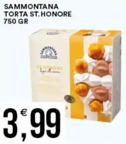 Vantaggio Cash&Carry Sammontana torta st. honore offerta