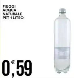 Vantaggio Cash&Carry Fiuggi acqua naturale pet offerta