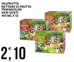 Vantaggio Cash&Carry Valfrutta nettare di frutta triangolini vari gusti offerta
