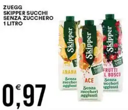 Vantaggio Cash&Carry Zuegg skipper succhi senza zucchero offerta