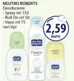 Acqua & Sapone NEUTRO ROBERTS Deodorante offerta