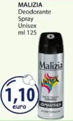 Acqua & Sapone MALIZIA Deodorante Spray Unisex offerta