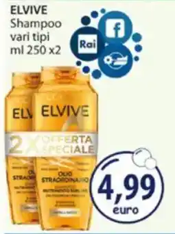 Acqua & Sapone ELVIVE Shampoo vari tipi offerta