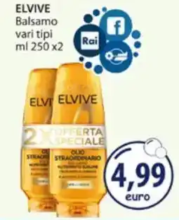 Acqua & Sapone ELVIVE Balsamo vari tipi offerta