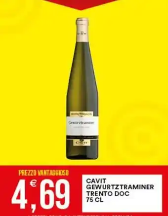 Vantaggio Cash&Carry Cavit gewurtztraminer trento DOC offerta