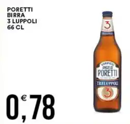 Vantaggio Cash&Carry Poretti birra 3 luppoli offerta