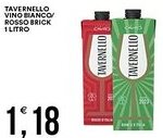 Vantaggio Cash&Carry Tavernello vino bianco/ rosso brick offerta