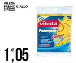 Vantaggio Cash&Carry Vileda panno giallo 3 pezzi offerta