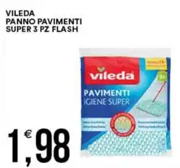 Vantaggio Cash&Carry Vileda panno pavimenti super 3 pz flash offerta