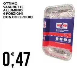 Vantaggio Cash&Carry Ottimo vaschette alluminio 6 porzioni con coperchio offerta