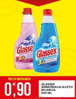 Vantaggio Cash&Carry Glassex ammoniaca/aceto ricarica offerta