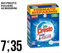 Vantaggio Cash&Carry Bio presto polvere 62 misurini offerta