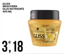 Vantaggio Cash&Carry Gliss maschera olio nutriente offerta