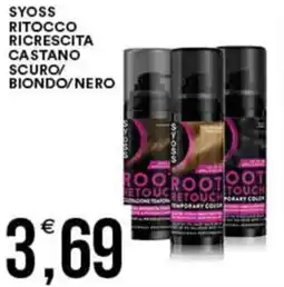 Vantaggio Cash&Carry Syoss ritocco ricrescita castano scuro/ biondo/nero offerta