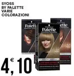 Syoss by palette varie colorazioni