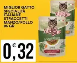 Vantaggio Cash&Carry Miglior gatto specialità italiane straccetti manzo/pollo offerta
