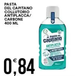 Vantaggio Cash&Carry Pasta del capitano collutorio antiplacca/ carbone offerta