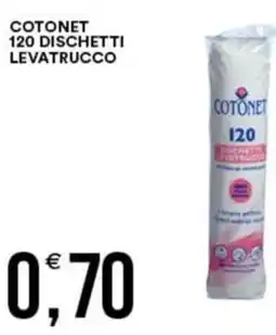 Cotonet 120 dischetti levatrucco