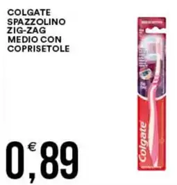 Vantaggio Cash&Carry Colgate spazzolino zig-zag medio con coprisetole offerta