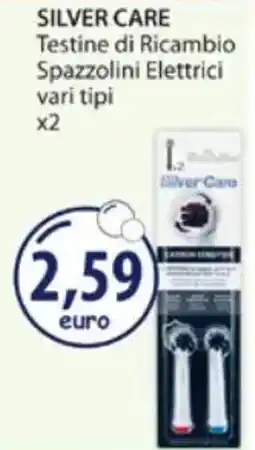 Acqua & Sapone SILVER CARE Testine di Ricambio Spazzolini Elettrici vari tipi offerta
