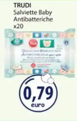 Acqua & Sapone TRUDI Salviette Baby Antibatteriche offerta