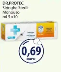 DR.PROTEC Siringhe Sterili Monouso