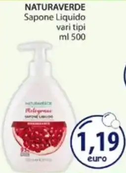 Acqua & Sapone NATURAVERDE Sapone Liquido vari tipi offerta