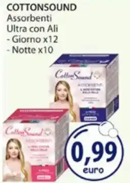 Acqua & Sapone COTTONSOUND Assorbenti Ultra con Ali offerta