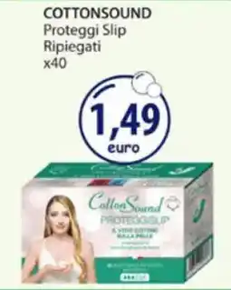 Acqua & Sapone COTTONSOUND Proteggi Slip Ripiegati x40 offerta