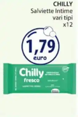 Acqua & Sapone CHILLY Salviette Intime vari tipi x12 offerta