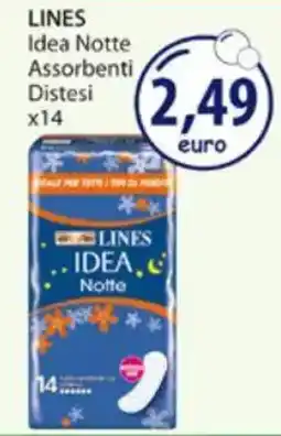 Acqua & Sapone LINES Idea Notte Assorbenti Distesi x14 offerta