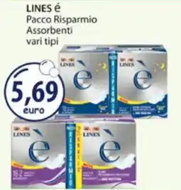 Acqua & Sapone LINES é Pacco Risparmio Assorbenti vari tipi offerta