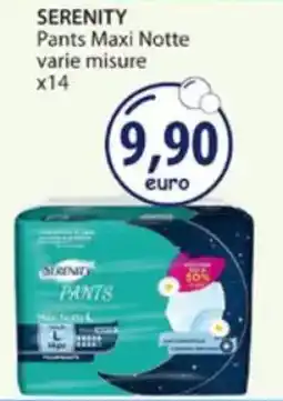 Acqua & Sapone SERENITY Pants Maxi Notte varie misure x14 offerta