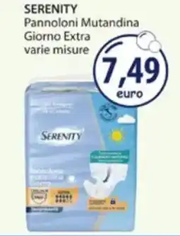 Acqua & Sapone SERENITY Pannoloni Mutandina Giorno Extra varie misure offerta