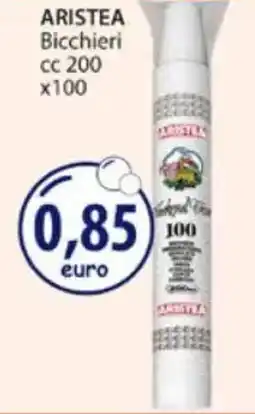 Acqua & Sapone ARISTEA Bicchieri cc 200 x100 offerta